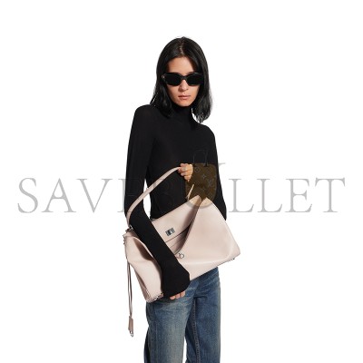 BALENCIAGA WOMEN'S RODEO HANDBAG MEDIUM IN ALMOND 7897722AA4U2910 (35*23.3*10.9cm)